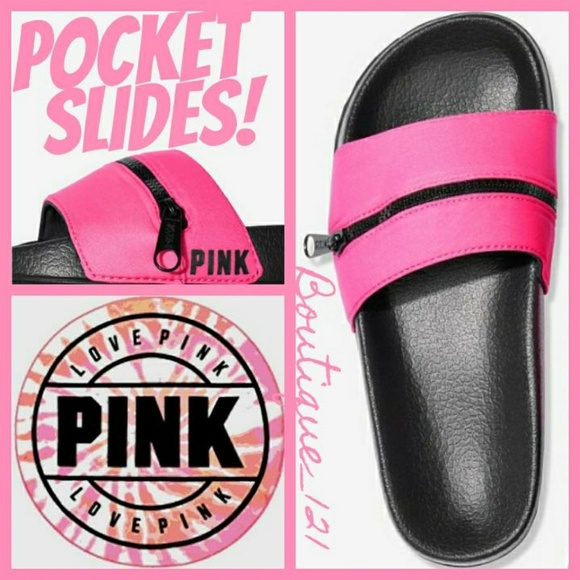 PINK Victoria's Secret Shoes - New VS Pink slides!